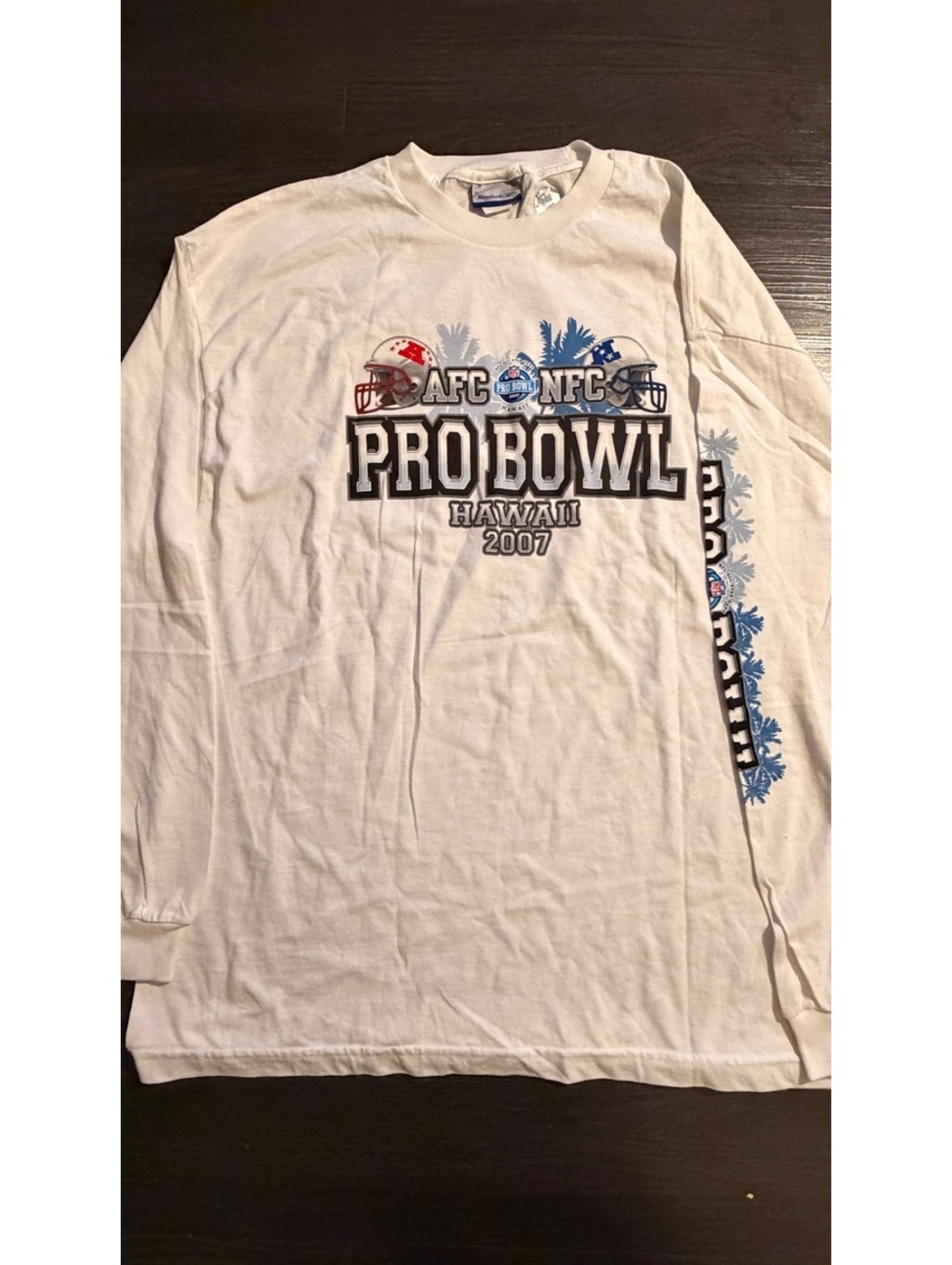 Vintage 2007 NFL Pro Bowl Hawaii Roster Long Sleeve